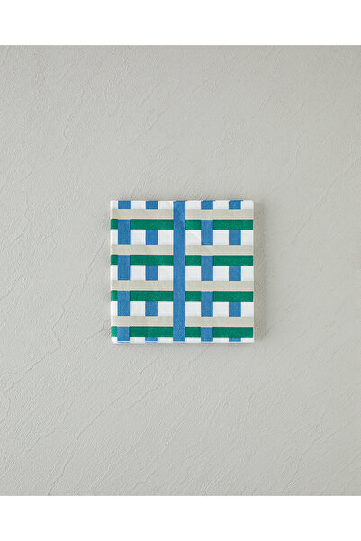 English Home Retro Plaid 20'li Kağıt Peçete 33x33 cm Yeşil