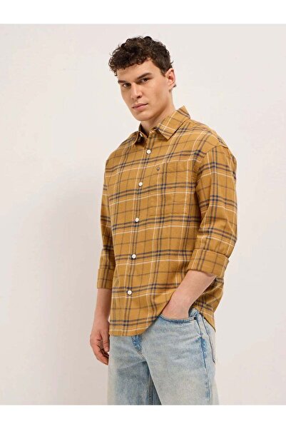 The Bear House Men's long Sleeve Shirt, breathable, soft comfort Fabric