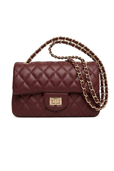 BK Bags & Accessories Kapitone Örme Zincirli Kadın El Ve Omuz Çantası