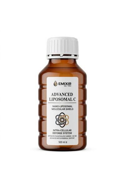 Emixir Vitamina C lipozomala, 100 portii, 50.000 mg, 500ml, Fara zahar, Absor...