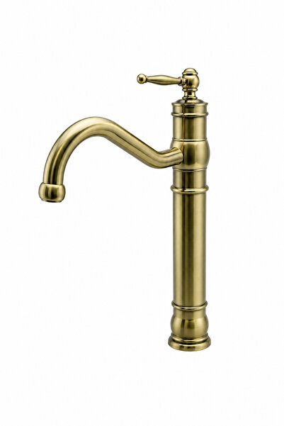 DUREVO Vintage Bowl Sink Faucet - Retro Bathroom Faucet - Antique Bronze Color