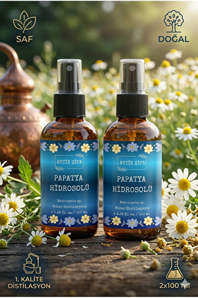 Antik Şifa Saf Papatya Hidrosolü 200 Ml - (2 X 100ml Papatya Suyu)