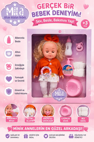 İlknurtoys Mila Altını Islatan Bebek