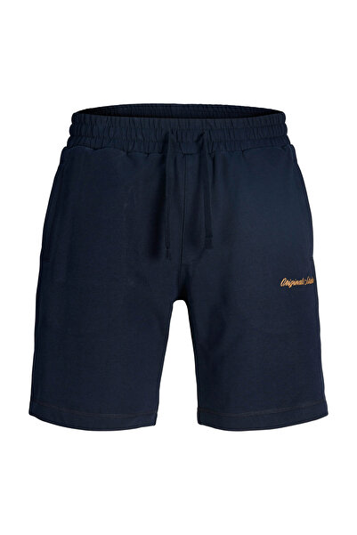 Jack & Jones Koyu Lacivert Erkek Çocuk Nakışlı Şort 12292805