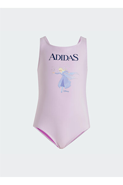 adidas Açık Mor Kız Çocuk Baskılı Mayo KC5634 AD DY FRZN ST