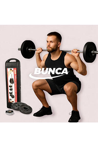 BUNCA طقم دامبل وأوزان حديدية 20 كجم مع صندوق حمل – قابل للتعديل للمبتدئين وا...