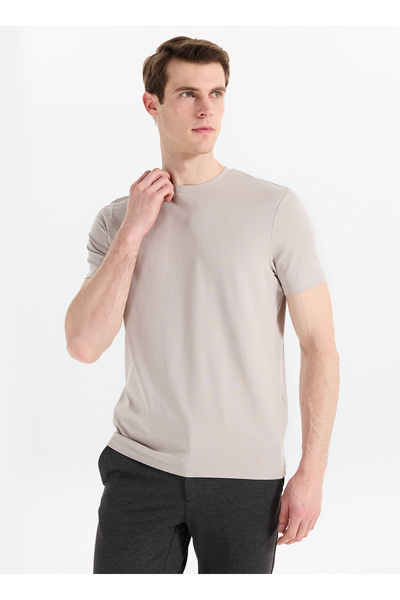 ALTINYILDIZ CLASSICS Bej Erkek T-Shirt PAE090000012_BEJ