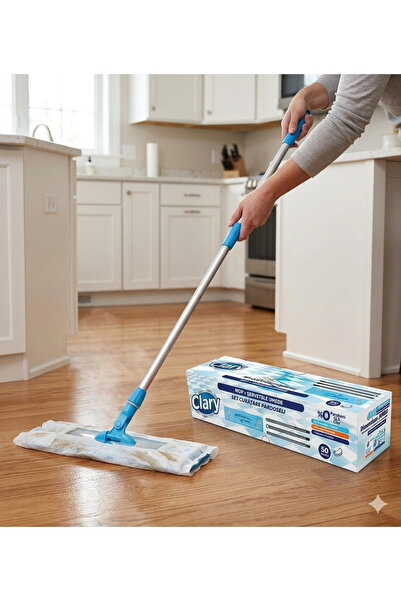 clary Set de lavete pentru mop și podele + 3 lavete de rezervă pentru mop