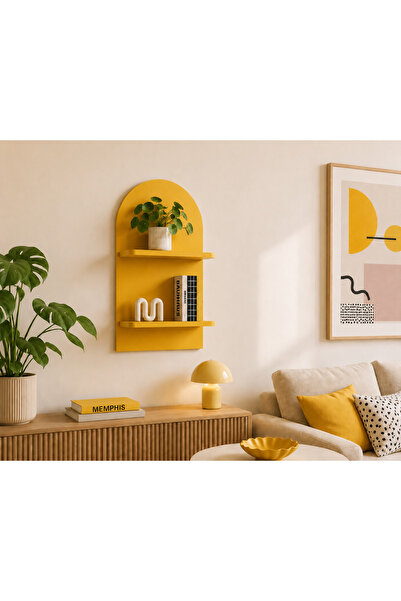 MUYSHA muyshahome renkli raf-dekoratif raf-sarı-(45x60 cm)