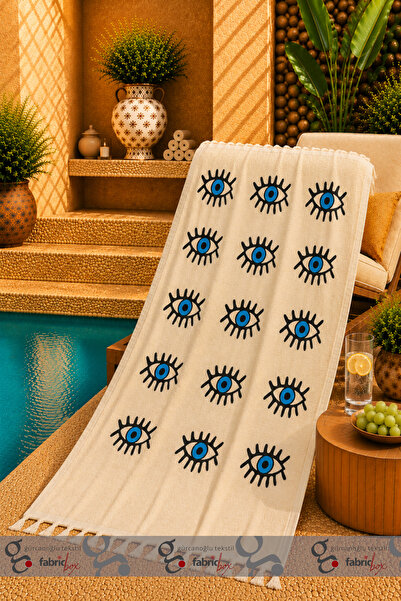 Fabric Box %100 Natural Bambu Müslin Baskılı Peştemal Banyo Havlusu Türk Havlusu Hamam Plaj Havlusu