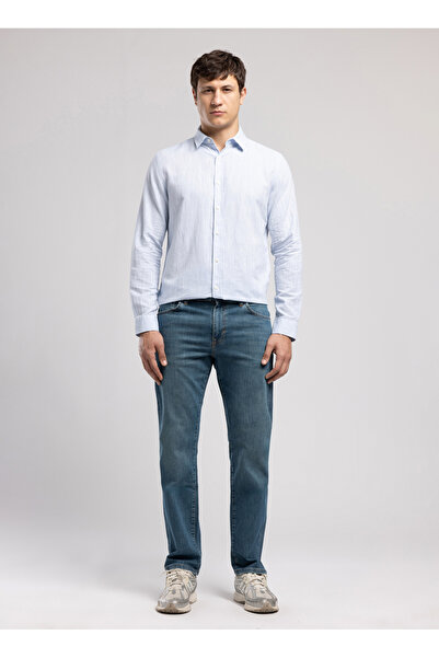 Lee Cooper Yeşil Erkek Straight Denim Pantolon 262 LCM 121051 RICKY FERB NILE...