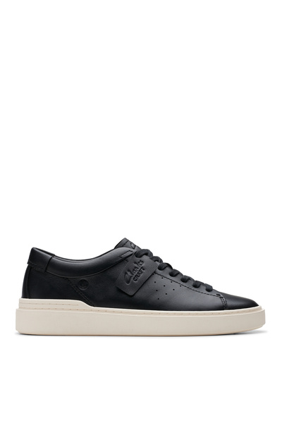 CLARKS Siyah Erkek Deri Sneaker Craft Swift