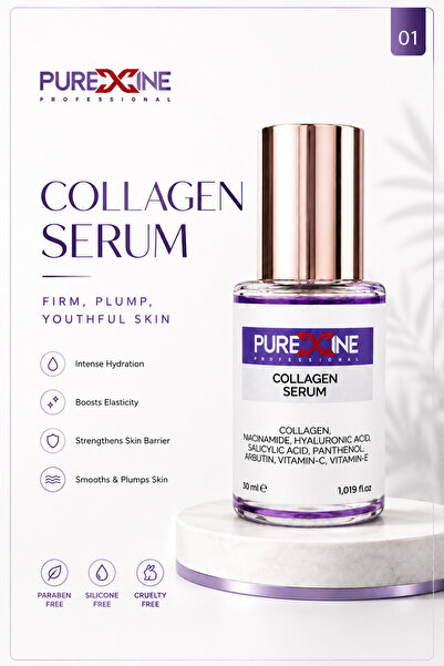 purexine Sıkılaştırıcı ve Kırışıklık Karşıtı Bakım Serumu | Collagen & Peptid...