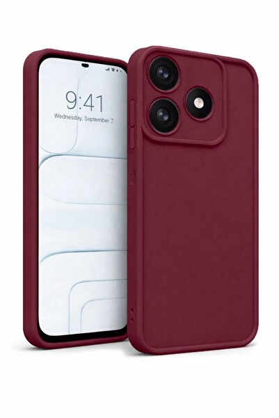 Vissona Tecno Spark10-4G/Spark10C Uyumlu Kamera Çıkıntılı Mat Silikon Telefon...