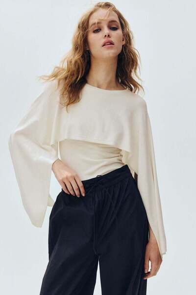 H&M Cape-look top