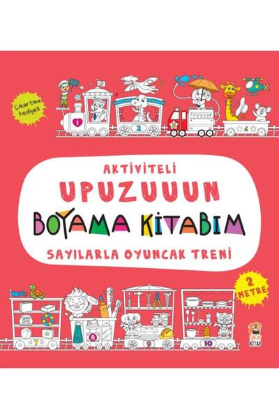 Sincap Kitap كتاب تلويني Upuzuuun النشاطي - لعبة قطار بالأرقام