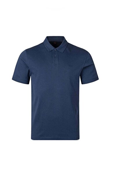 BOSS Lacivert Erkek Regular Fit Polo T-Shirt Pe_Interlock_50520109