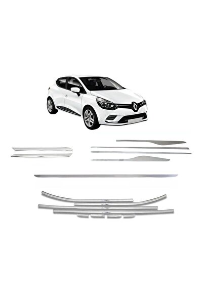 Niken Renault clio 4 komple full krom nikelaj kaplama seti 2012+ 19 parça