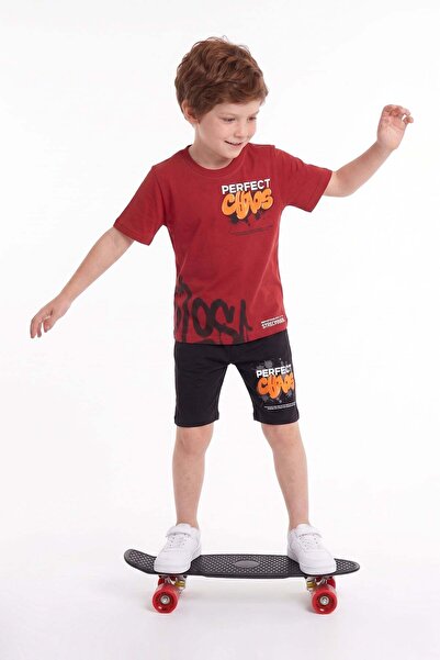 Fulla Moda 100% bumbac, set de 2 piese pentru băieți, cu imprimeu Perfect Chaos