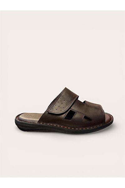 Kristal Kr.336 Full Orthopedic Velcro Men's Slippers