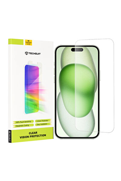 Techsuit Screen Protector for iPhone 15 Plus / iPhone 15 Pro Max / iPhone 16 ...