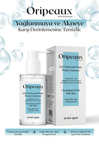 Oripeaux Yağlı Ciltler için Zinc PCA – Salicylic Acid Temizleme Jeli 200 ml (...