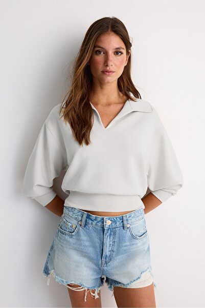 Stradivarius Yumuşak dokunuşlu sweatshirt