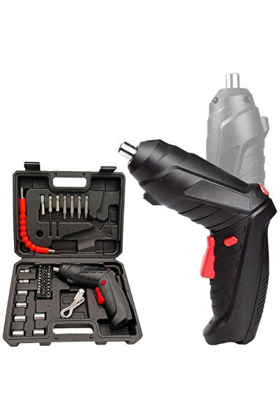 MACON Rechargeable Cordless Screwdriver & Drill Machine Kit | 46 Pcs Precisio...