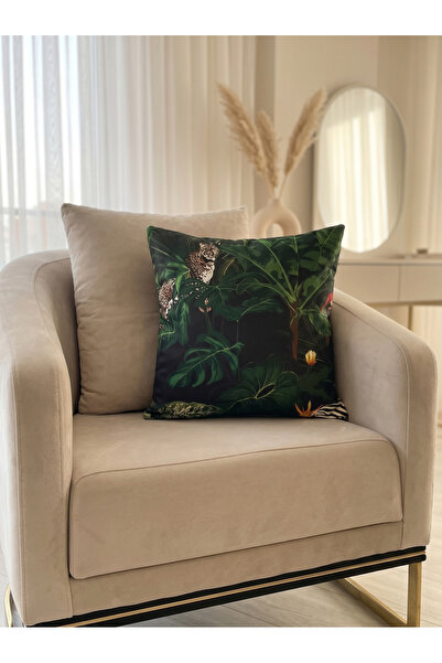nissahome Hawai Desen Dijital Baskı Kırlent Kılıfı