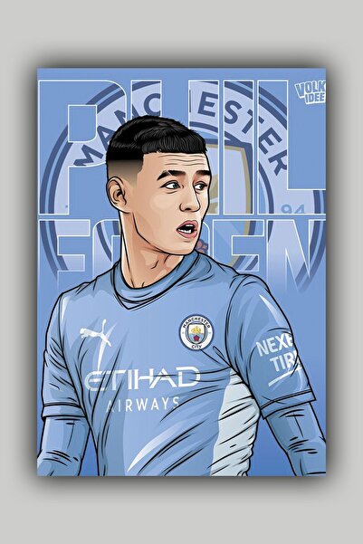 Luna Marissa Αφίσα Phil Foden - Αφίσα τοίχου χωρίς πλαίσιο