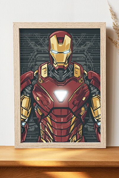 Luna Marissa Εικονογράφηση αφίσας Iron Man - Αφίσα τοίχου από γυαλιστερό χαρτ...
