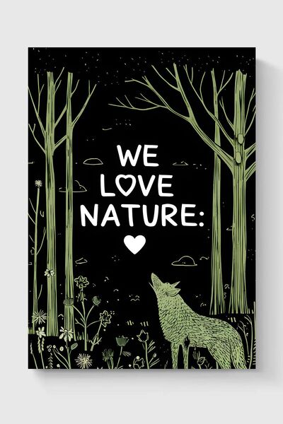 Luna Marissa Αφίσα Love for the Forest Αφίσα τοίχου χωρίς πλαίσιο