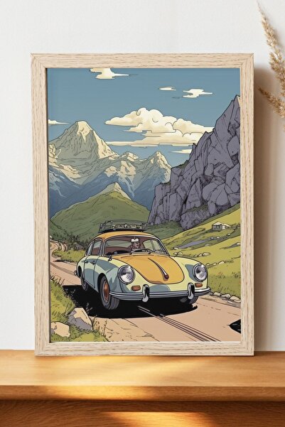 Luna Marissa Αφίσα Anime Porsche - Αφίσα αυτοκινήτου από γυαλιστερό χαρτί χωρ...