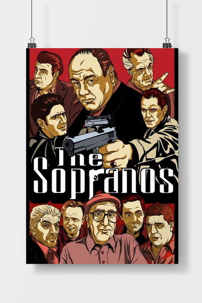 Luna Marissa The Sopranos Dizi Poster Çerçevesiz Duvar Posteri