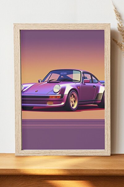 Luna Marissa Αφίσα Porsche - Αφίσα αυτοκινήτου από γυαλιστερό χαρτί χωρίς πλα...