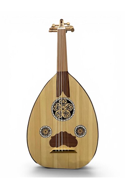 Oud آلة عود صناعة مصرية مع حقيبة الصانع عود الفن رقم الموديل HAO01094