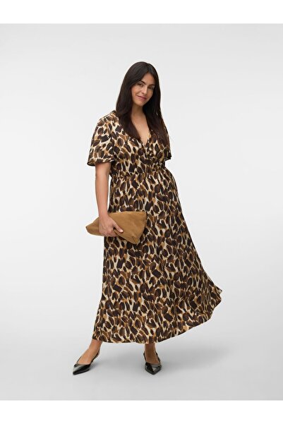 Veromoda Curve Kleid VMCMEA Langes Kleid