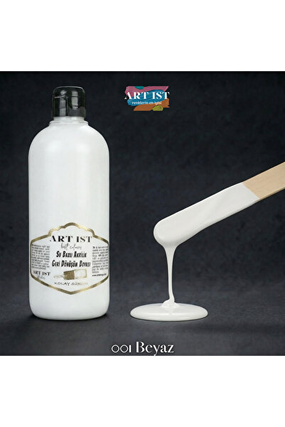 ART IST Geri Dönüşüm Boyaları 500ml - 001 BEYAZ