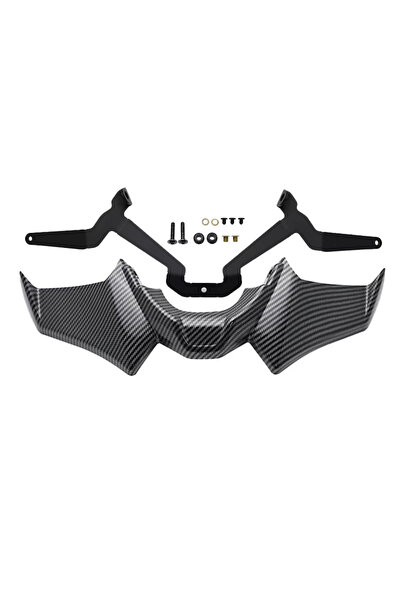 Choice Carbon Fiber Look 2023 MT07 Sport Downforce Naked Front Spoilers Aerod...