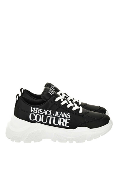 VERSACE JEANS COUTURE Siyah - Beyaz Erkek Sneaker FONDO SPEEDTRACK DIS. SC1