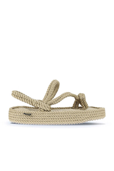 Nomadic Republic Beige Halat Bodrum Rubber Thick Soled Women's Halat 24Hawaıı...
