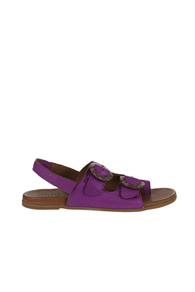 Bueno Shoes صندل فليب فلوب نسائي من الجلد باللون الأرجواني 01wu4223