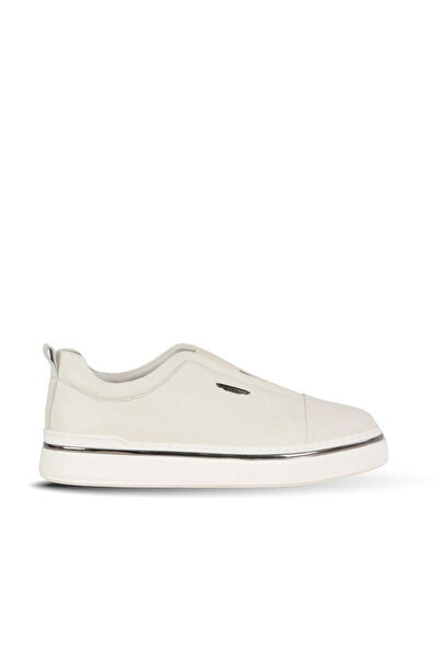Bueno Shoes Cream Bambi Leather Men's Casual Shoes 34Ma26907