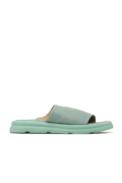Bueno Shoes Green Light Leather Women's Flat Slippers 01Wy9400