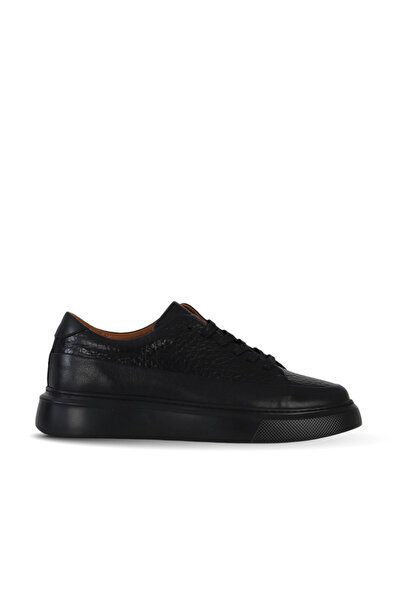 Bueno Shoes حذاء رياضي رجالي من الجلد باللون الأسود 43ma2557734