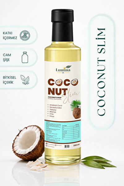 LUMİNAOİL Coconut Mix Fit Slim Hindistan Cevizi Şurubu 250 ML