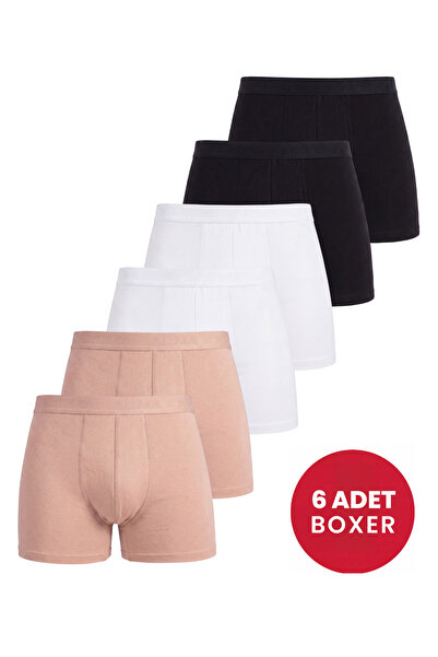 Arma Yıldız Pachet de 6 boxer pentru bărbați din bumbac Lycra din țesătură el...