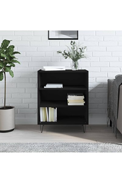 Concept Servantă, negru, 57x35x70 cm, lemn prelucrat