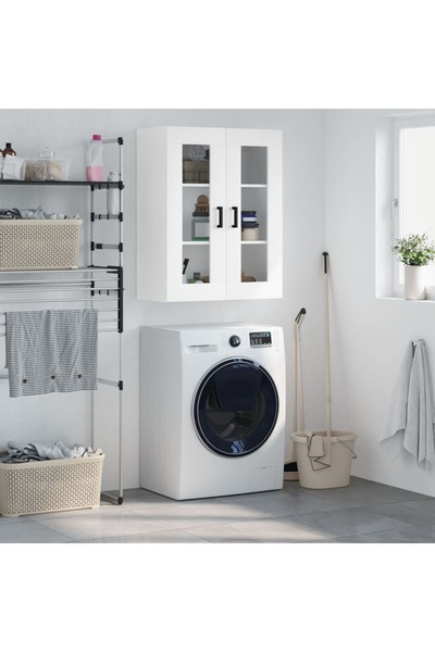 Concept Dulap cu montaj pe perete, alb, 69,5x34x90 cm