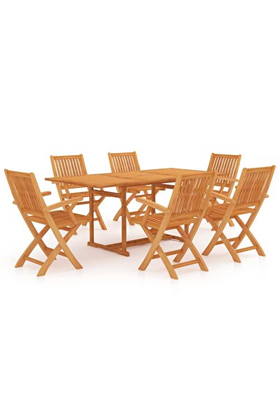 Concept Set mobilier de grădină, 7 piese, lemn masiv de tec